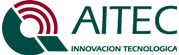 AITEC Logo featuring a round motif with a diamond at the 4:30 position
